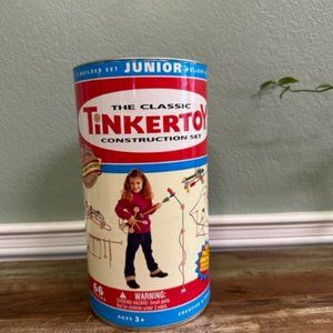 The Classic Tinkertoy Construction Set Junior 66 pieces
